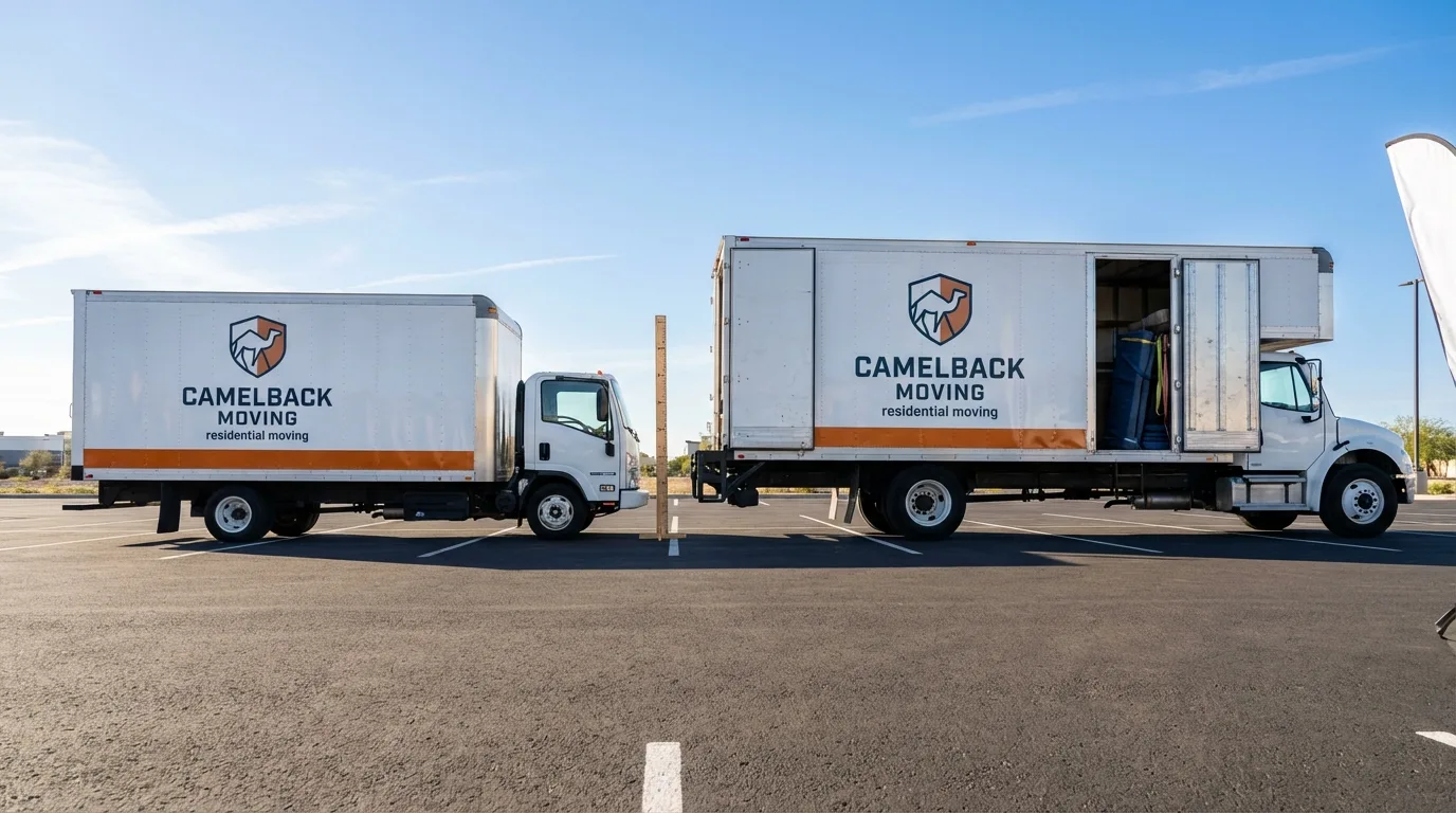 Moving truck size capacity guide in South Lebanon